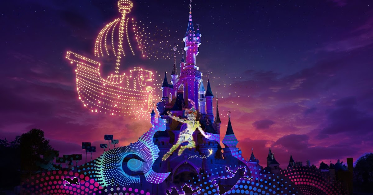 Nuovo Drone Show a Disneyland Paris per il 2024 Quadricottero News